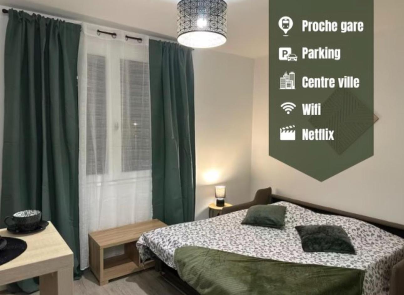 Studio Meuble Wifi Elm Apartman Tonneins Kültér fotó